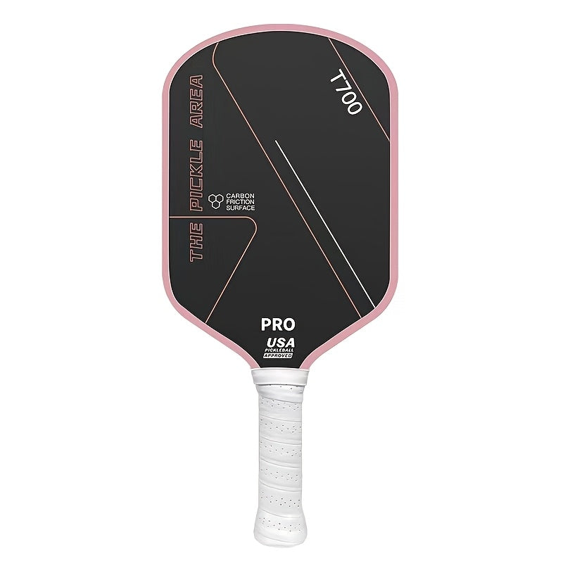 Lightweight T700 Carbon Fiber Pickleball Paddle – Matte Finish, Multiple Colours