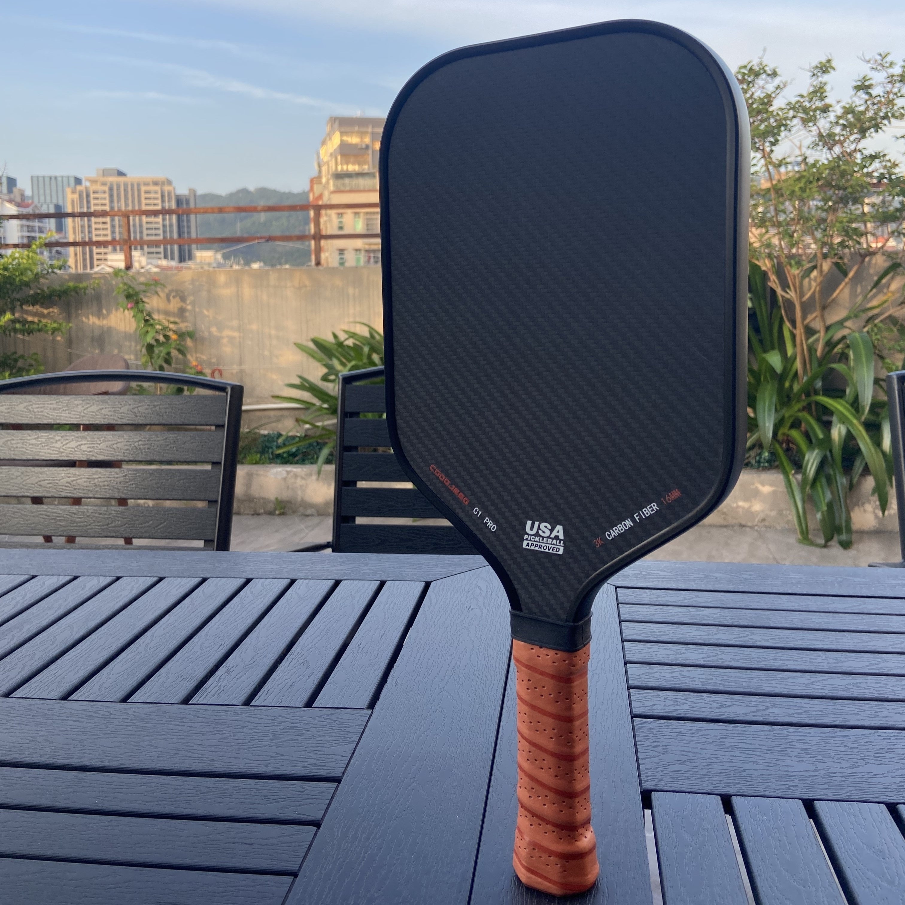 3K Carbon Fiber Pickleball Paddle – Professional Grit Surface