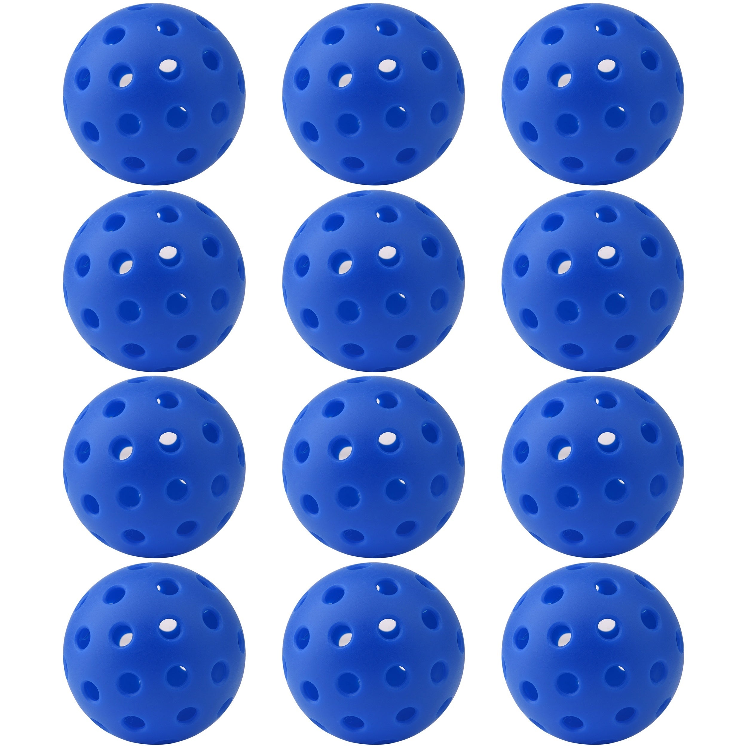 12-Pack Outdoor Pickleball Balls with Storage Net Bag