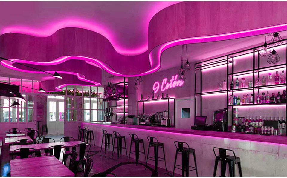 RGB Led Strip Light 12V SMD5050 5M 10M 15M 20M Smart Bluetooth Flexible Tape Lamp Remote Control Christmas Holiday Decoration