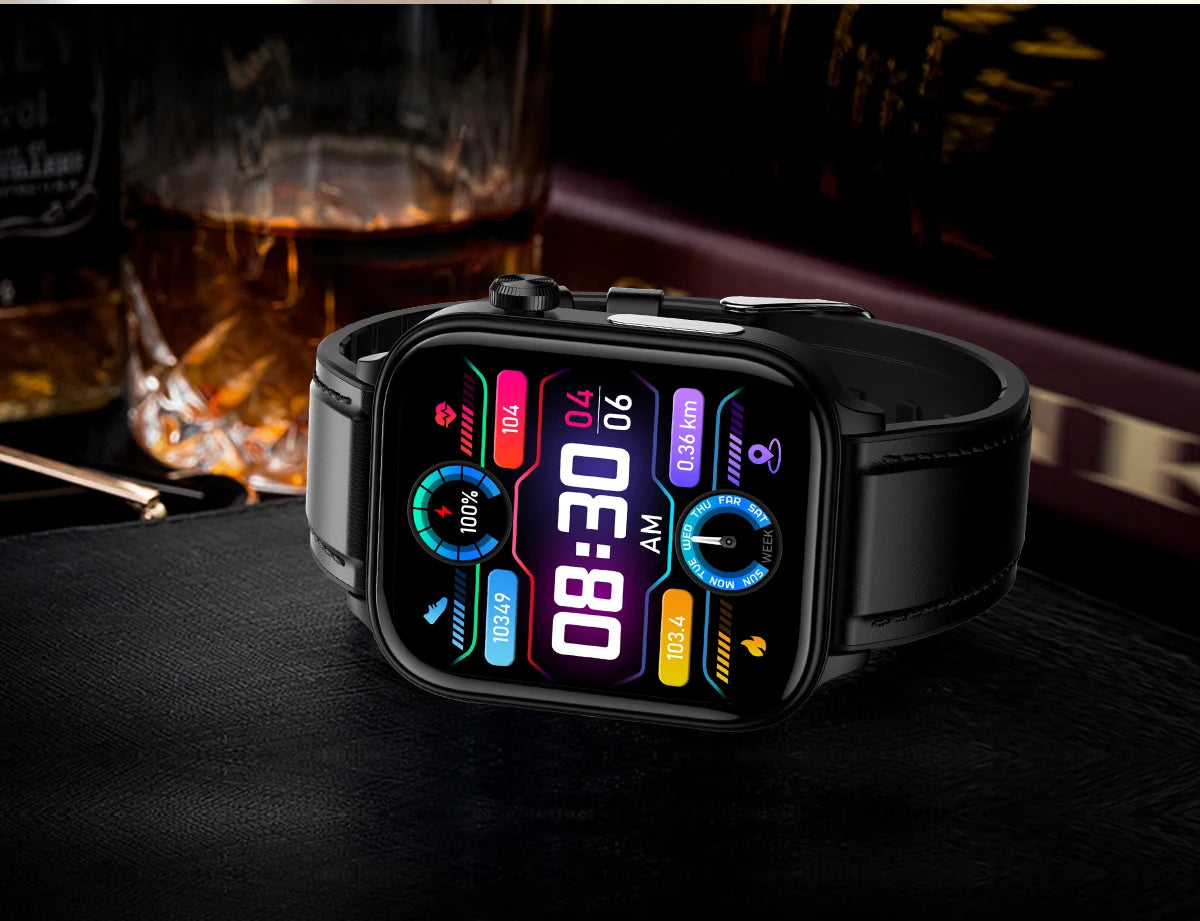 2025 New ECG+PPG+HRV Smart Watch Men Blood Lipid Uric Acid Health Monitor Bluetooth Call Sleep Physical Health Smartwatch Women