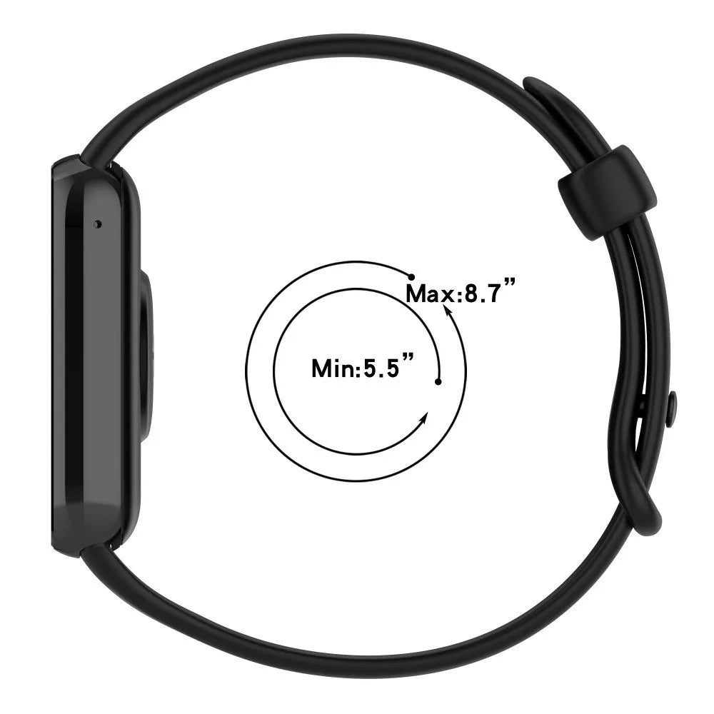 Strap+case for Xiaomi Mi Band 9 Pro Strap Smart Band Protective Case Silicone Wristband Bracelet for Mi band 9Pro