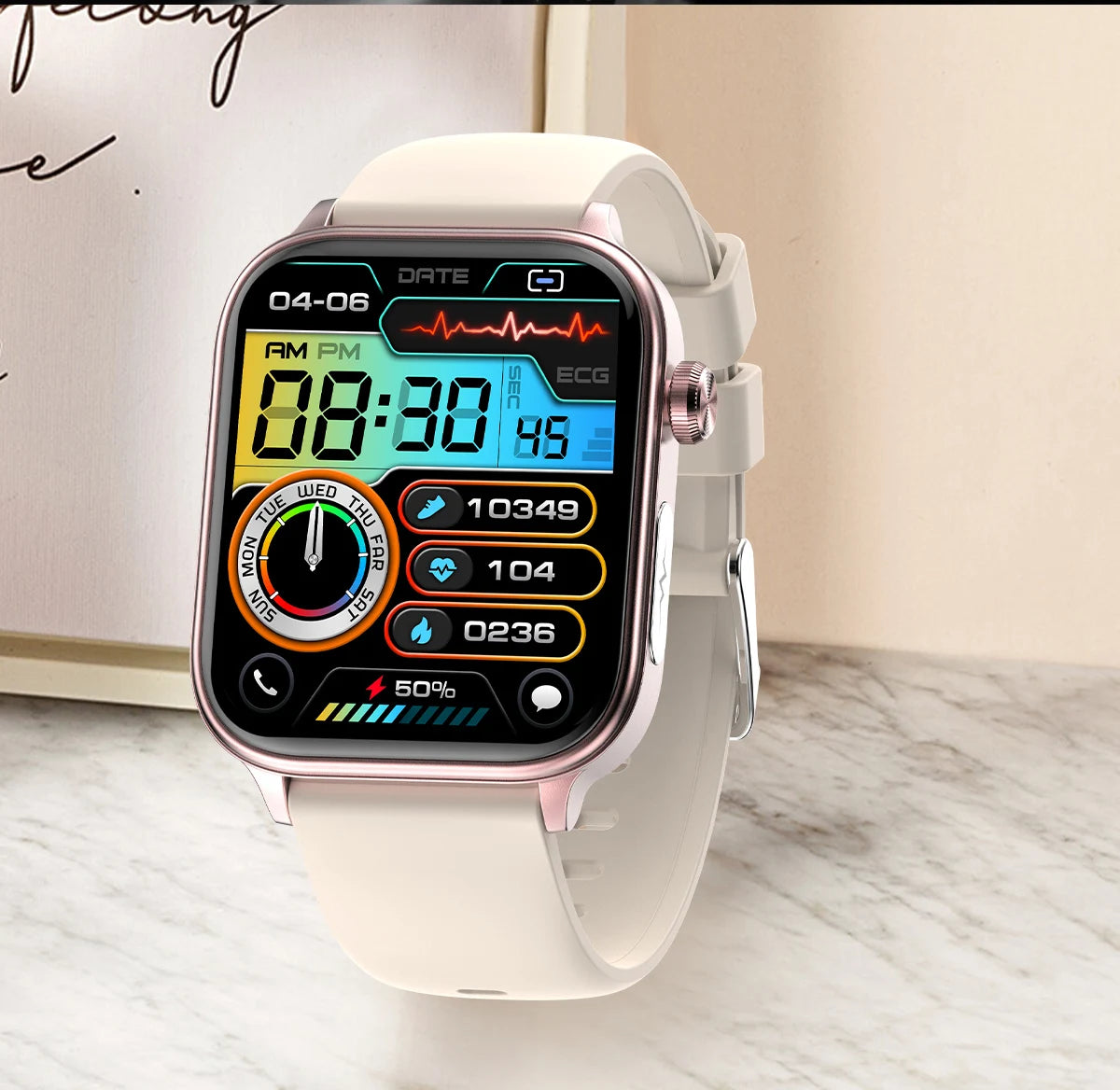 2025 New ECG+PPG+HRV Smart Watch Men Blood Lipid Uric Acid Health Monitor Bluetooth Call Sleep Physical Health Smartwatch Women