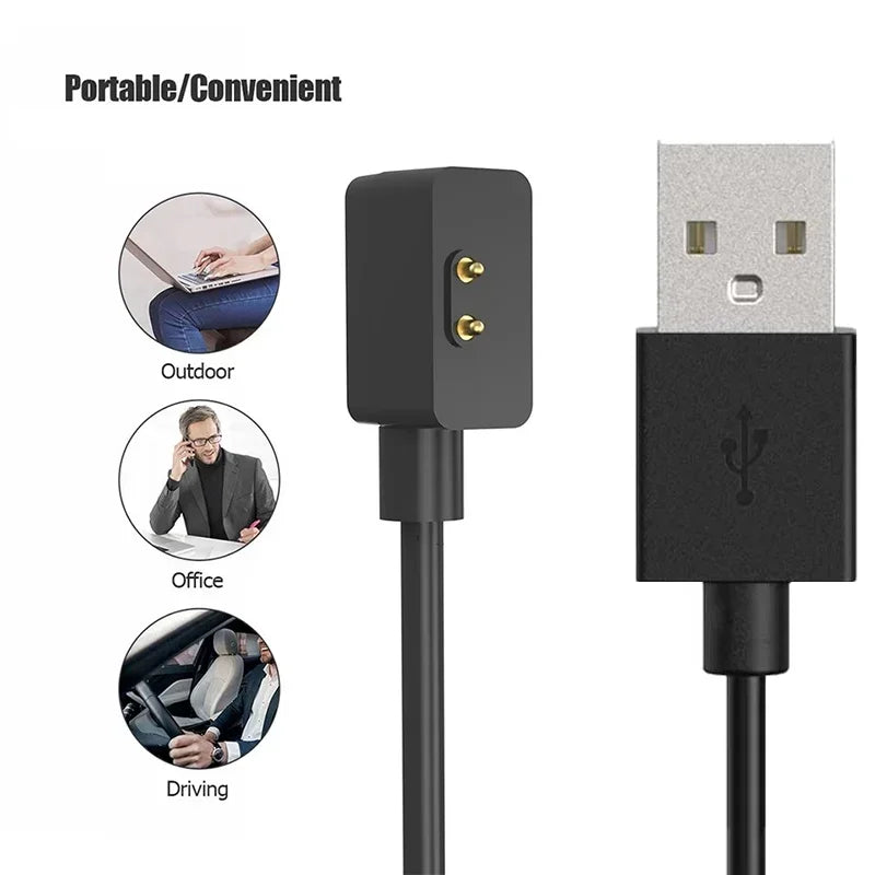 Charging Cable For Xiaomi Smart Band 9 8Pro 8 Active 7 Pro 6 NFC 5 Mi Smart Band 4 3 2 Bracelet USB Magnetic Charger