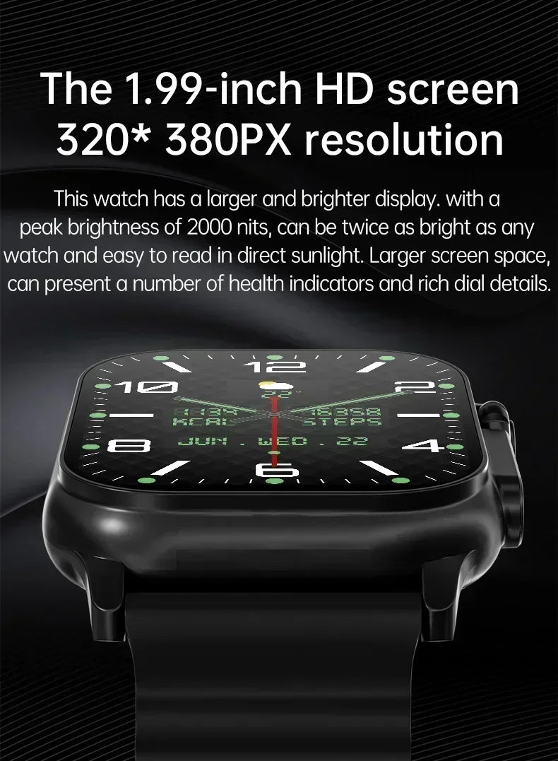 2025 New Smart Watch Series 10 Screen Bluetooth Call Heart Rate Blood Pressure GPS Smartwatch for Android IOS Sports Watch