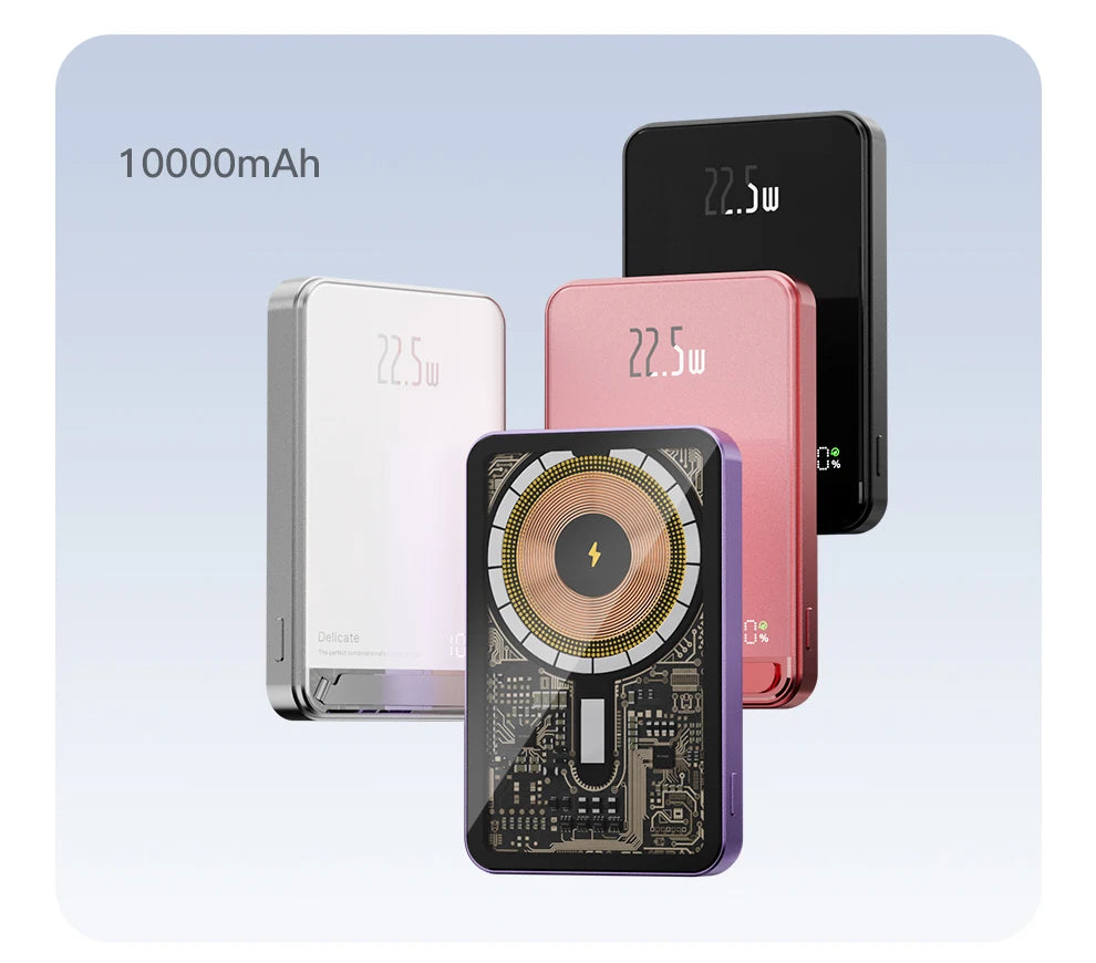 Wireless Power Bank Magnetic 22.5W 20000mAh Portable Fast Charging External Battery for Magsafe For iPhone 16 15 14 13 Powerbank