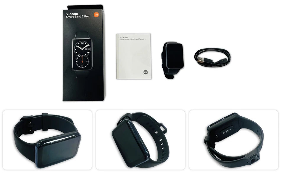 Xiaomi Smart Band 7 Pro 1.64'' AMOLED 2.5D Curved Display Built in GPS Blood Oxygen Smaer Watch Always On Watch Face Smart Band