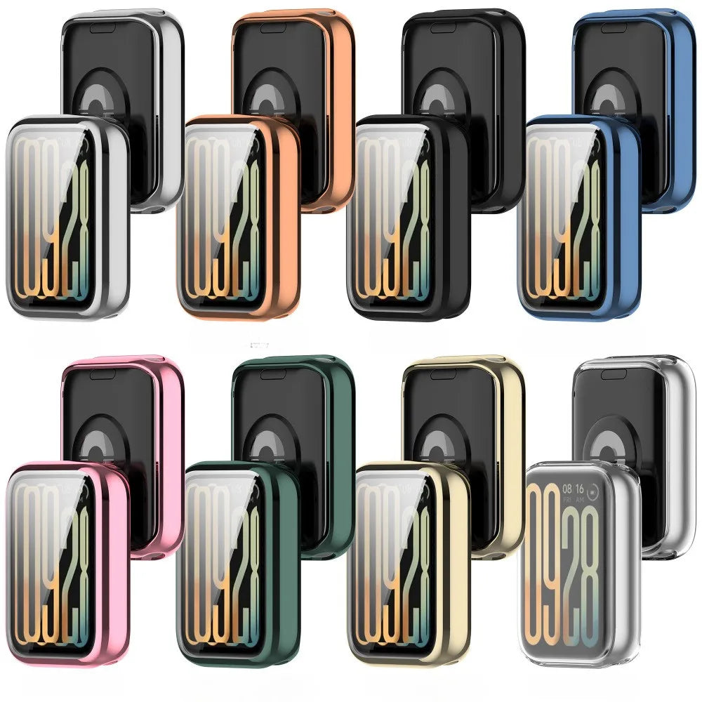 Strap+case for Xiaomi Mi Band 9 Pro Strap Smart Band Protective Case Silicone Wristband Bracelet for Mi band 9Pro