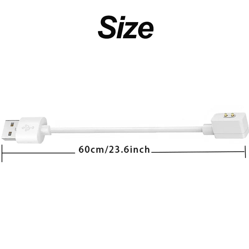 Charging Cable For Xiaomi Smart Band 9 8Pro 8 Active 7 Pro 6 NFC 5 Mi Smart Band 4 3 2 Bracelet USB Magnetic Charger