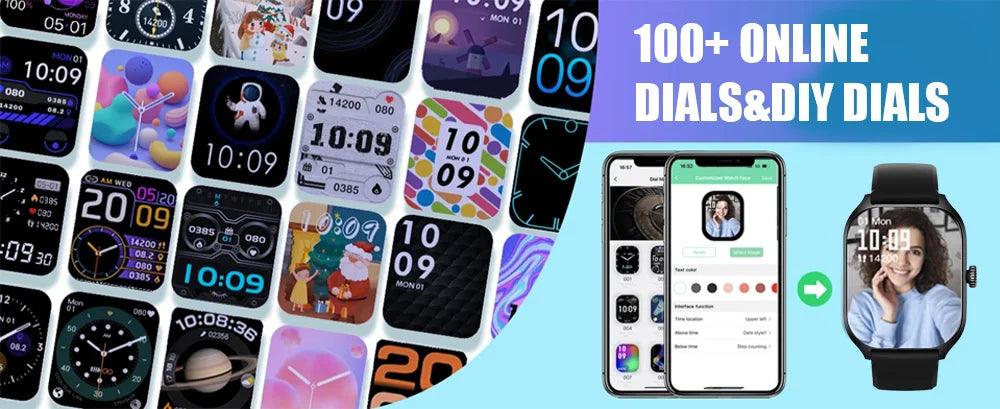 LAXASFIT New Smart Watch Bluetooth Talk Tracking Heart Rate Sleep Monitor Bluetooth Smart Watch Gifts for Men and Women