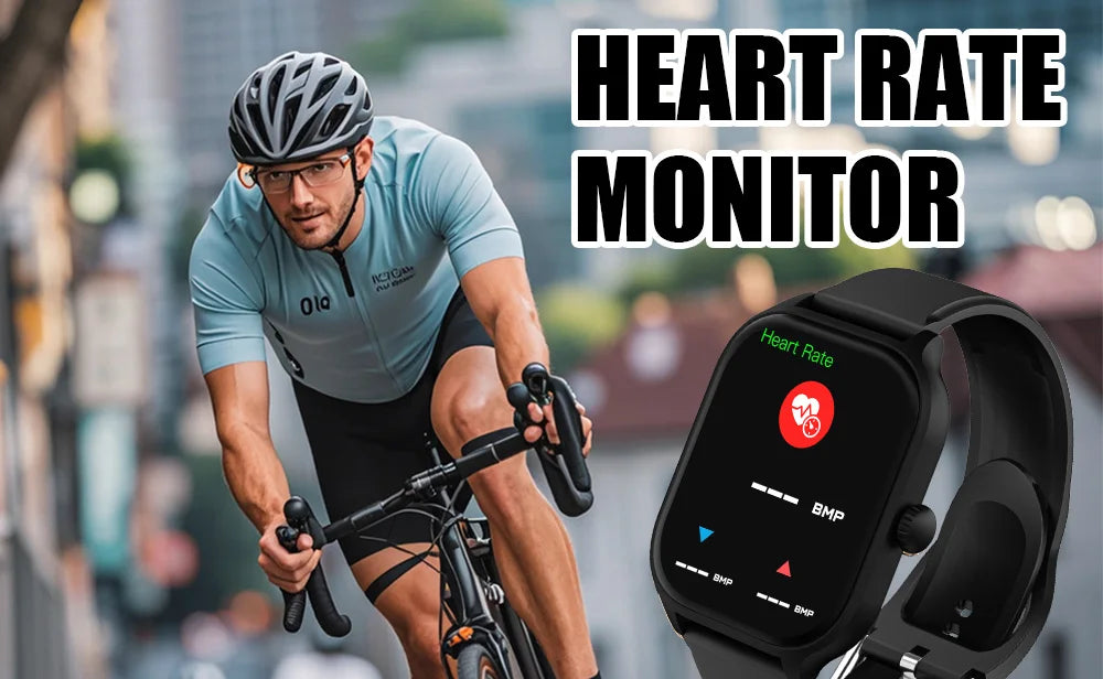 LAXASFIT New Smart Watch Bluetooth Talk Tracking Heart Rate Sleep Monitor Bluetooth Smart Watch Gifts for Men and Women