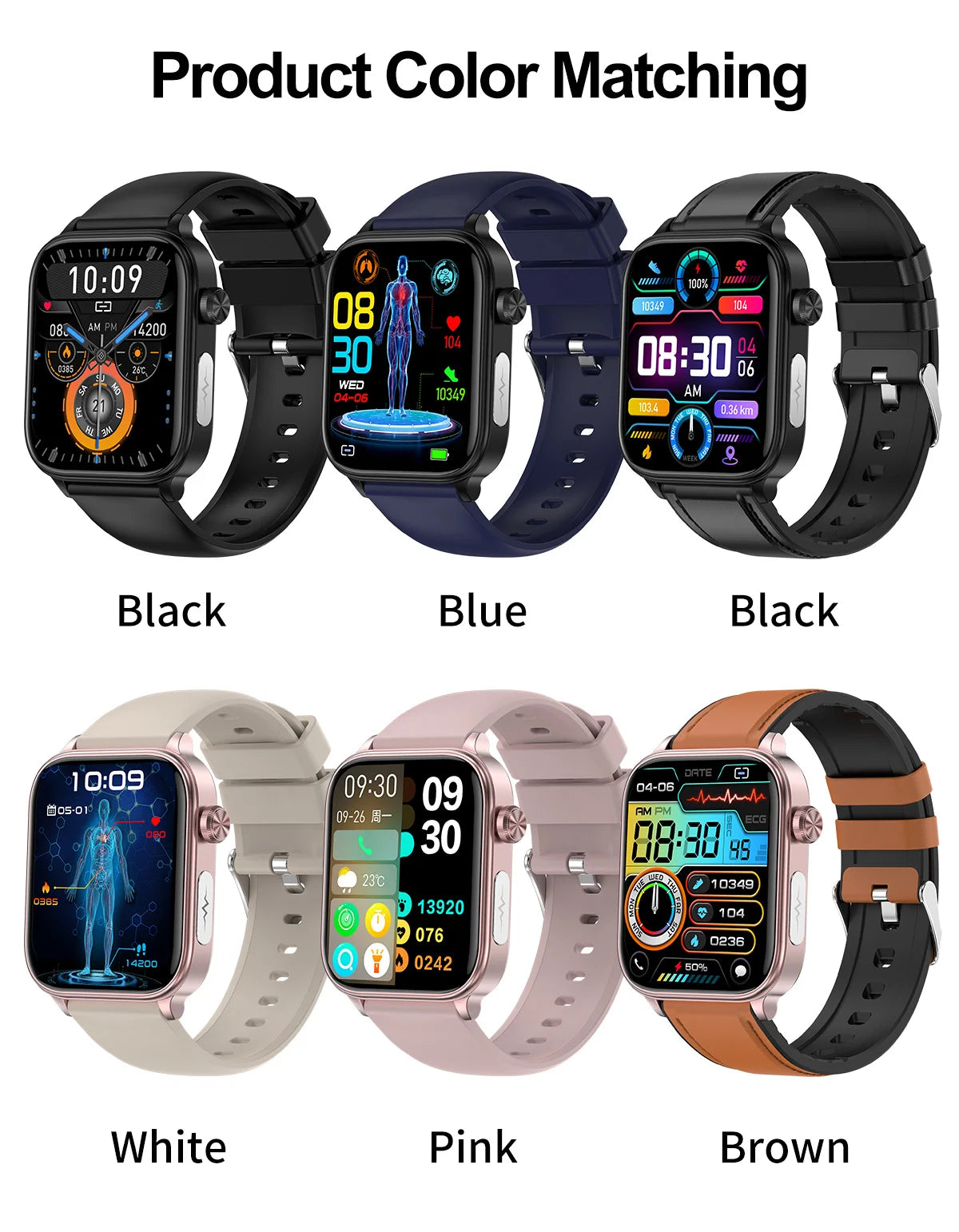 2025 New ECG+PPG+HRV Smart Watch Men Blood Lipid Uric Acid Health Monitor Bluetooth Call Sleep Physical Health Smartwatch Women