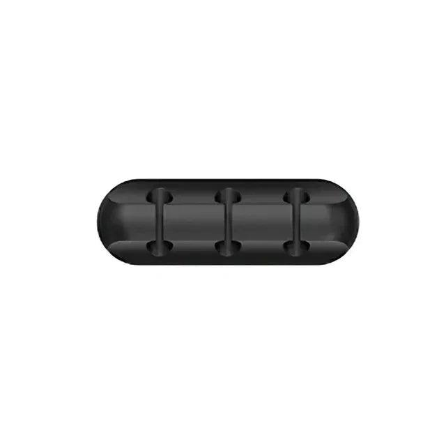 Silicone Cable Organizer Clips - Self-Adhesive Cord Management