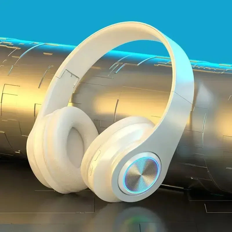 Wireless RGB Over-Ear Headphones with Microphone