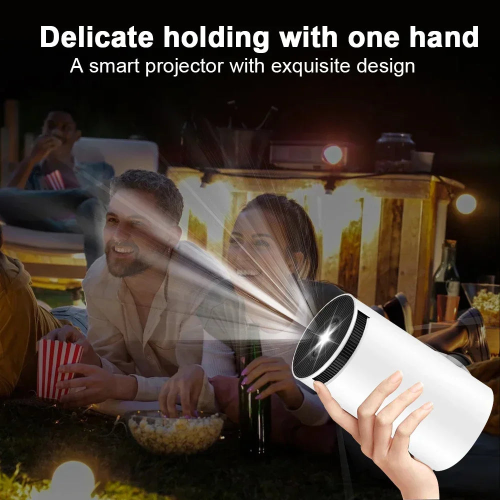 2025 Upgraded HY300PRO Mini Projector with WiFi& BT, Portable Projector 1080P/4K Support, Auto Keystone, Smart Android Proyector