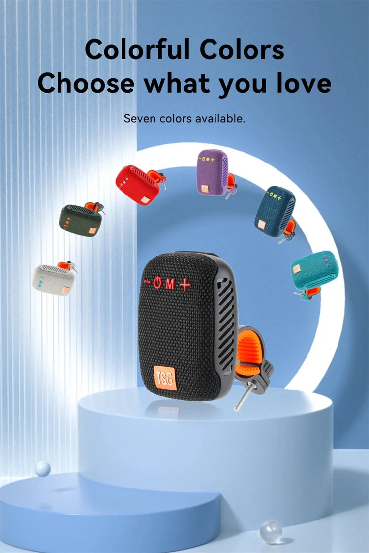 TG392 Outdoor Bicycle Bluetooth Speaker Portable Wireless Sound Box Rechargeable Handlebar Speaker Waterproof Bluetooth Speaker