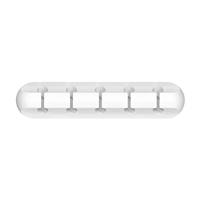 Silicone Cable Organizer Clips - Self-Adhesive Cord Management