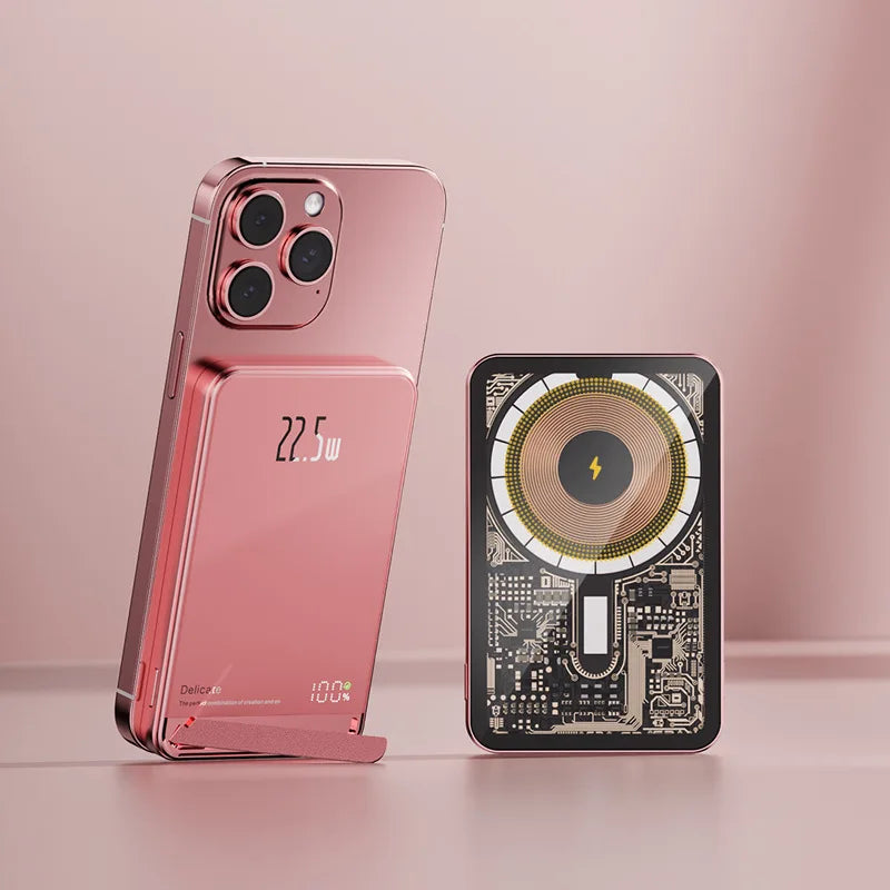 Wireless Power Bank Magnetic 22.5W 20000mAh Portable Fast Charging External Battery for Magsafe For iPhone 16 15 14 13 Powerbank