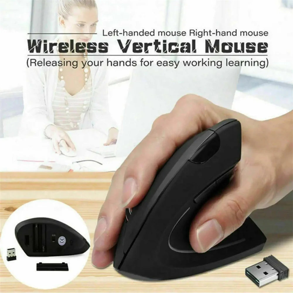New Upgrade Ergonomic mouse 2.4G Right Hand Wireless Mouse For Laptop Tablet Universal Device Distance Transmission Gaming Mouse