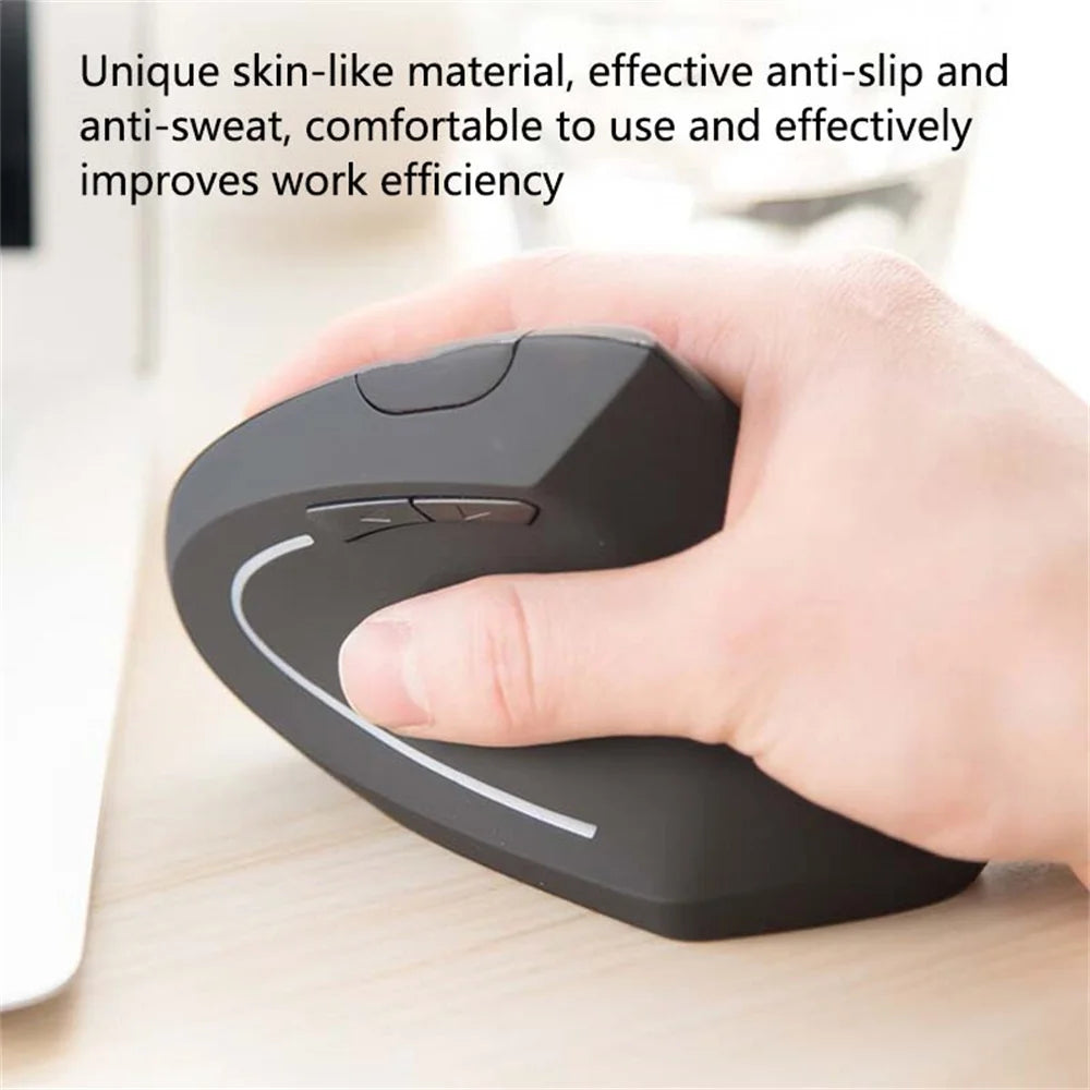 New Upgrade Ergonomic mouse 2.4G Right Hand Wireless Mouse For Laptop Tablet Universal Device Distance Transmission Gaming Mouse
