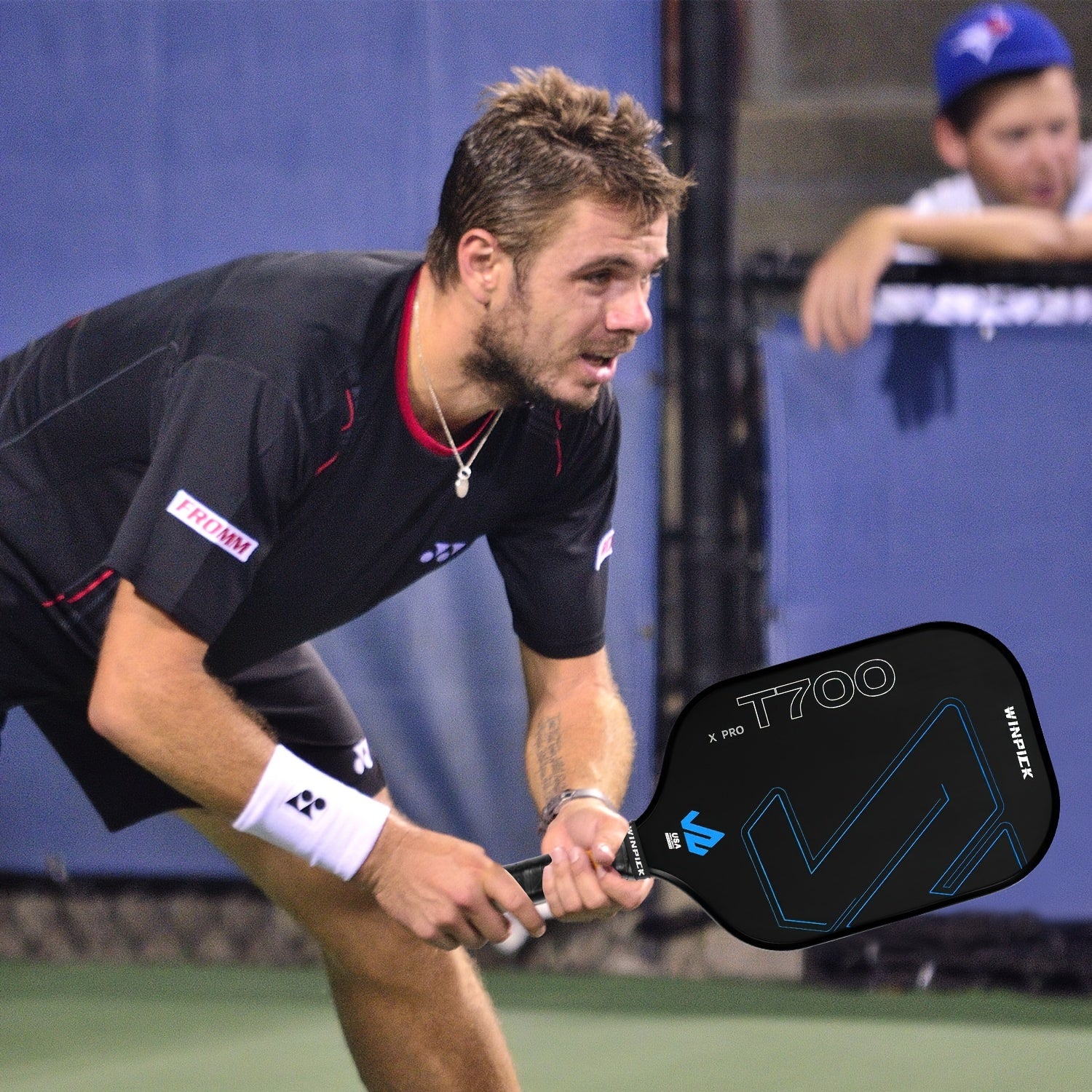 WINPICK Raw T700 Carbon Fiber Pickleball Paddle – 16mm Core