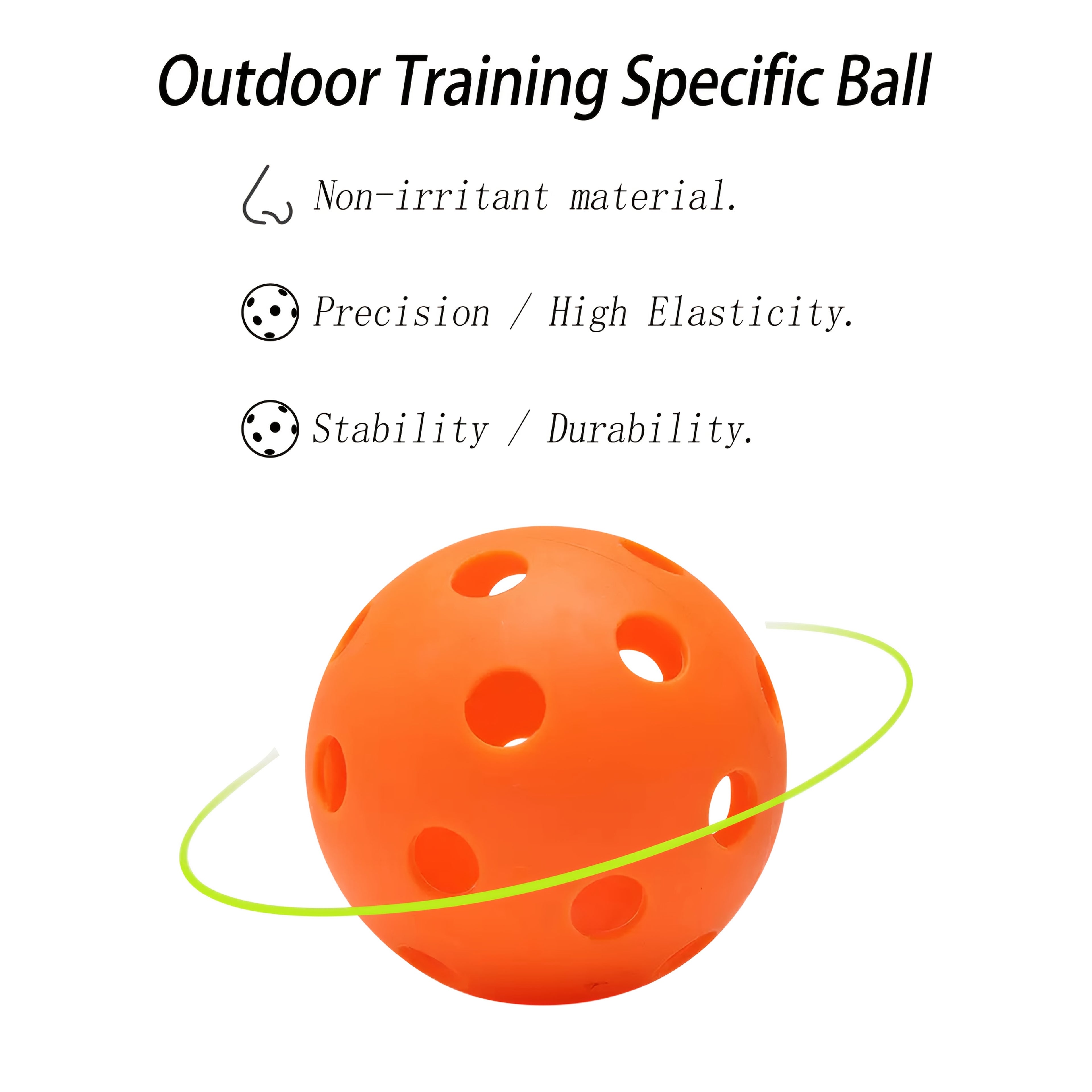 9-Pack Indoor Pickleball Balls – Multi-Colour, 26-Hole