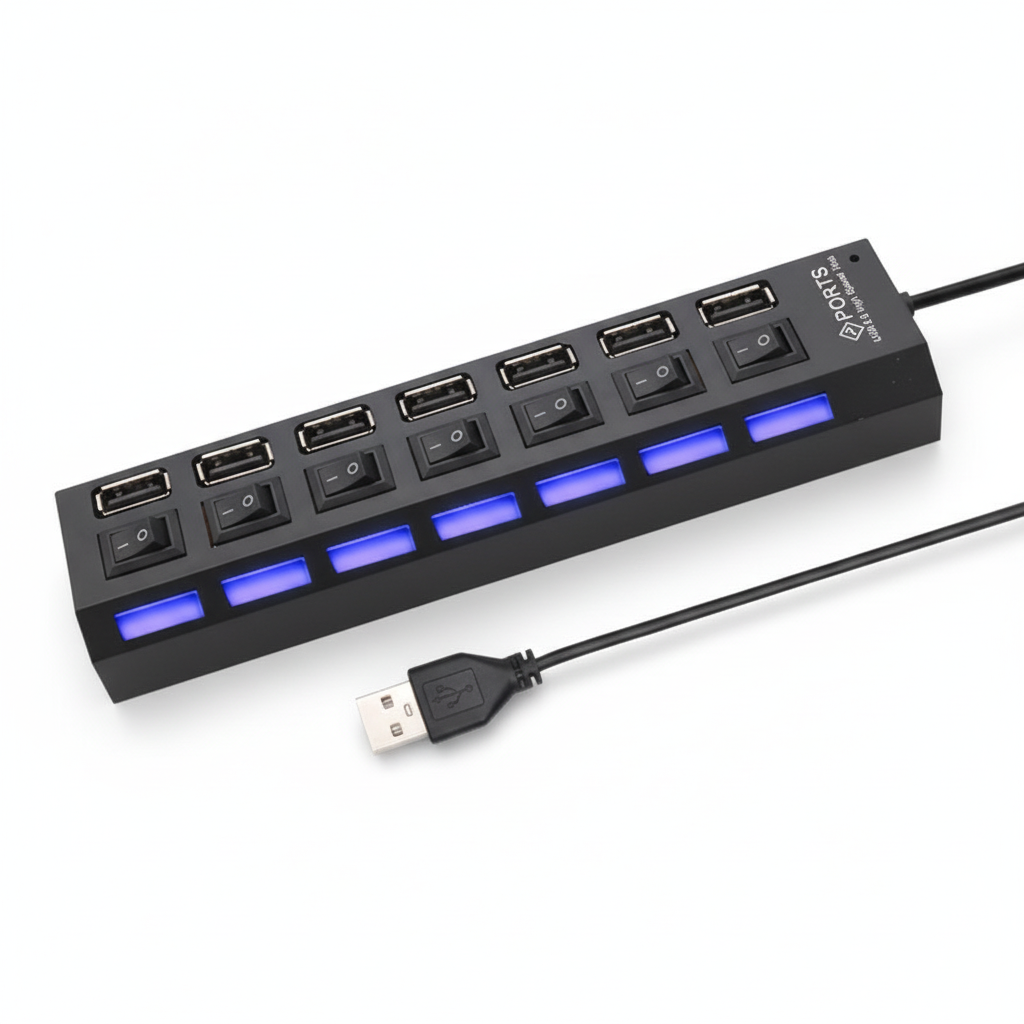 Coolcirc 7-Port USB Hub