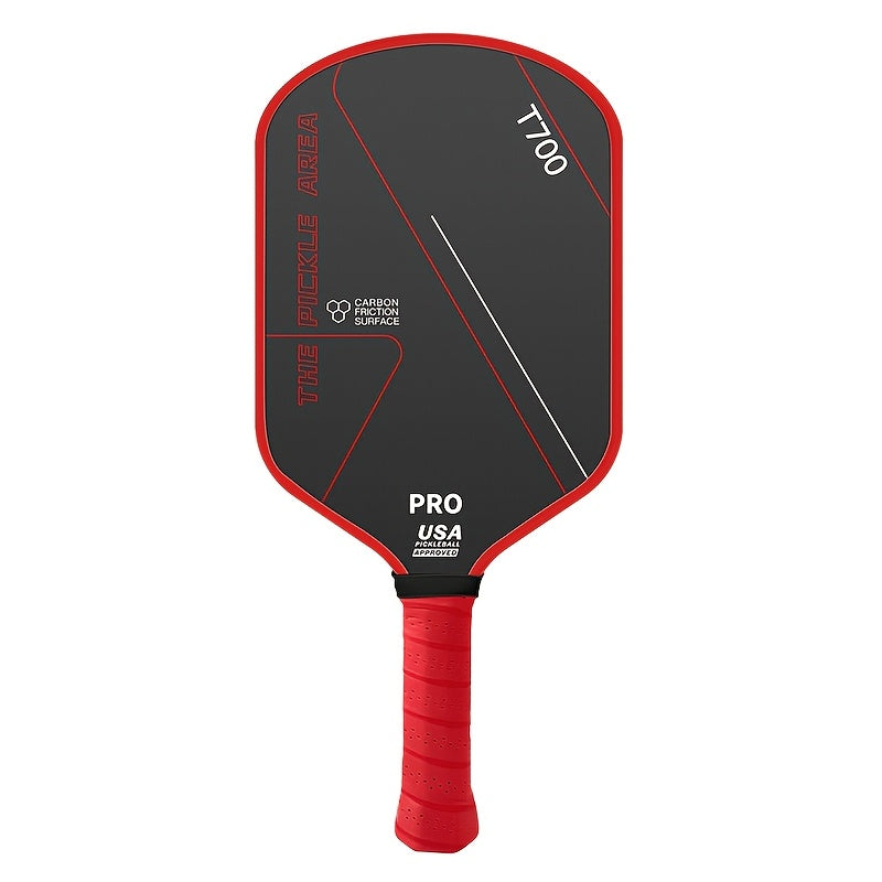Lightweight T700 Carbon Fiber Pickleball Paddle – Matte Finish, Multiple Colours