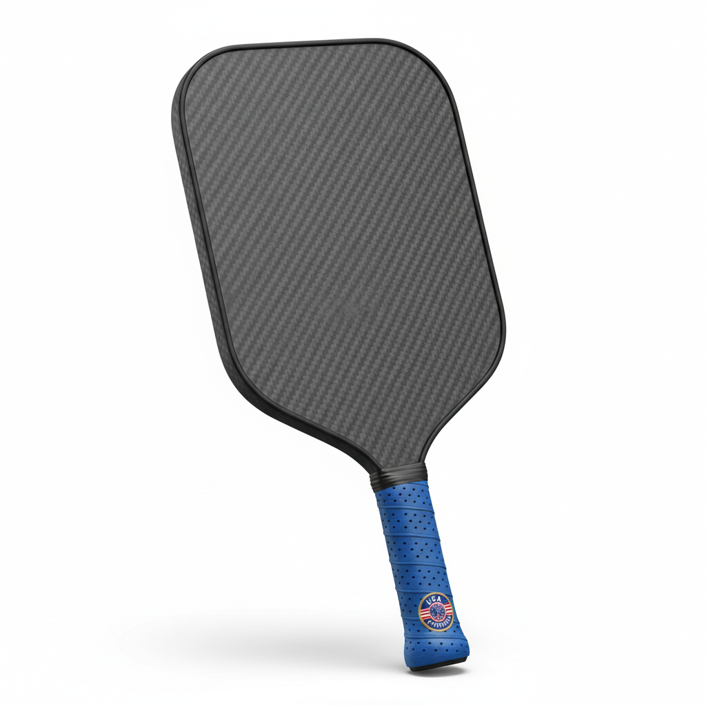 T700 carbon fiber pickleball paddle with breathable grip, USA approved