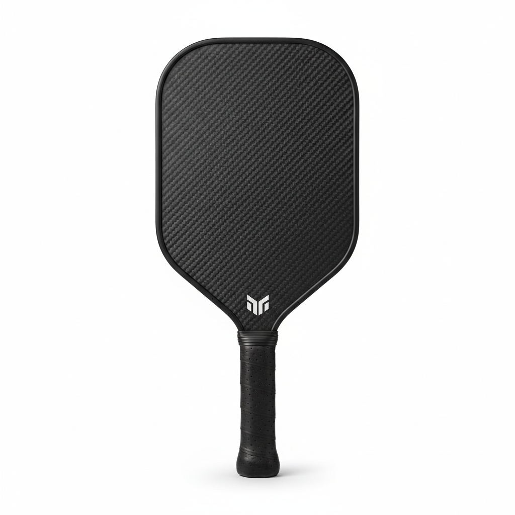 High spin 3K raw carbon fiber pickleball paddle with grit surface