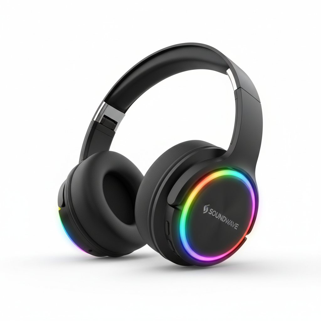Wireless RGB Over-Ear Headphones